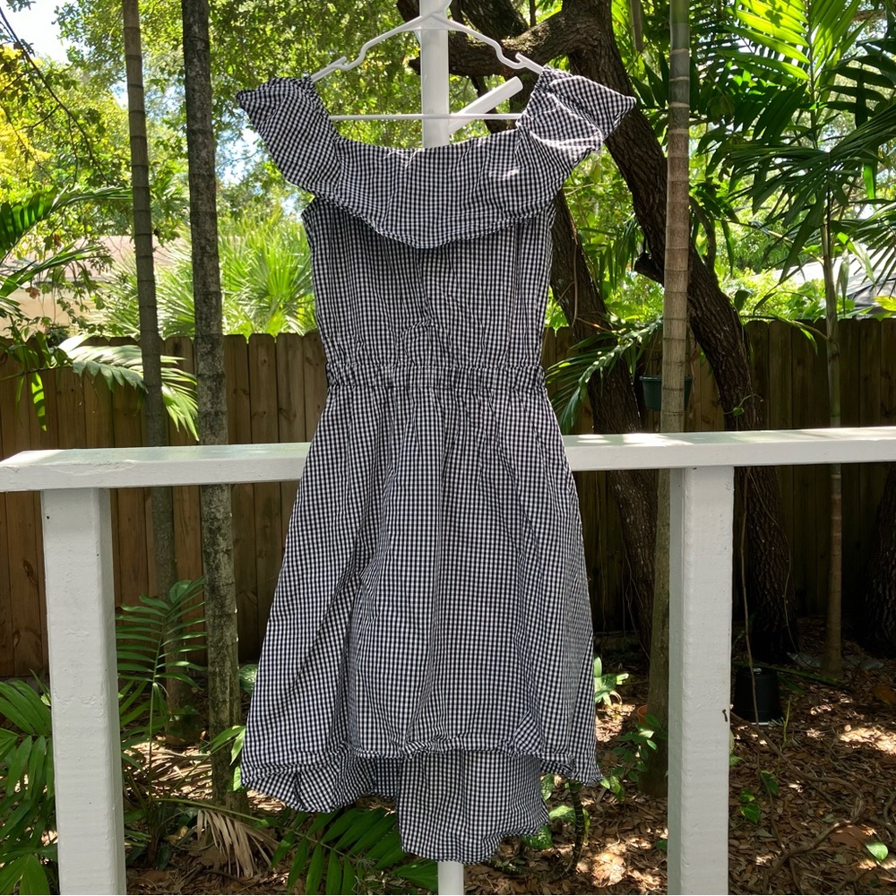 Saks fifth avenue gingham dress